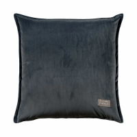 Biancoperla Gemma Velvet Decorative Cushion, Grisaille