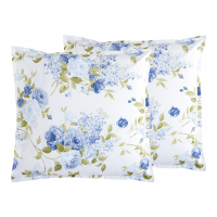 Biancoperla Giulietta Set De 2 Taies D'Oreiller, Bleu