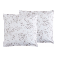 Biancoperla Amelia Set De 2 Taies D'Oreiller, Marron