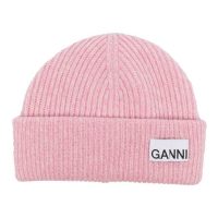 Ganni 'Logo-Patch' Mütze für Damen