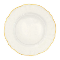 Bitossi 'Ivory Gold Rim' Essteller - 26.5 cm