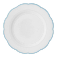 Bitossi 'Scalloped Light Blue Rim' Dinner Plate - 27.5 cm
