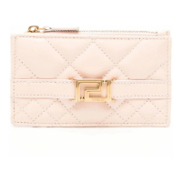 Versace Women's 'Greca Goddess Quilted' Card Holder