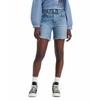 Levi's '501® Mid-Thigh High Rise Straight Fit ' Jeansshorts für Damen