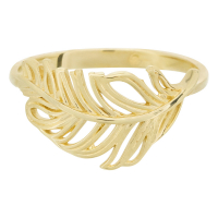 Oro Di Oro Bague 'Feuille' pour Femmes