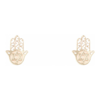 Oro Di Oro Boucles d'oreilles 'Main De Fatma' pour Femmes