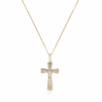 Oro Di Oro Pendentif 'Croix De Jésus' pour Femmes