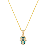 Oro Di Oro Women's 'Main Précieuse' Pendant