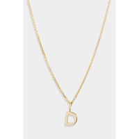 Oro Di Oro Women's 'Lettre D' Pendant