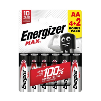 Energizer Batterie 'Max Power LR06 AA' - 6 Pièces