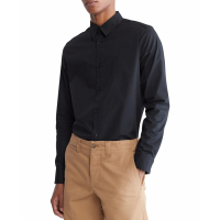 Calvin Klein 'Slim-Fit Refined Button-Down Shirt' pour Hommes