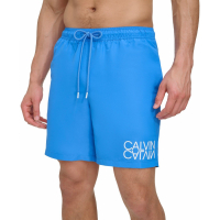 Calvin Klein Men's 'Reflection Logo Elastic Waist' Swimming Trunks