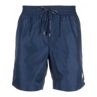 Dolce&Gabbana Men's 'Logo Plaque Drawstring' Swimming Shorts