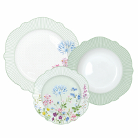 Easy Life Set 18 Pcs (6Xdinner-Soup-Side) Floraison