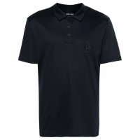 Giorgio Armani 'Embroidered-Logo' Polohemd für Herren