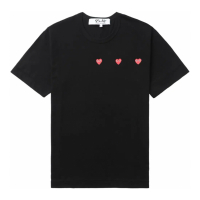 Comme Des Garçons Play T-shirt 'Triple Hearts' pour Hommes