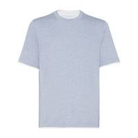 Brunello Cucinelli T-shirt 'Layered' pour Hommes