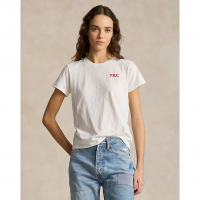 LAUREN Ralph Lauren T-shirt 'Embroidered Logo' pour Femmes