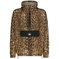 Dolce & Gabbana Veste 'Leopard Hooded' pour Hommes