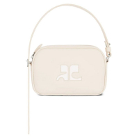 Courrèges Women's 'Logo-Embroidered' Top Handle Bag