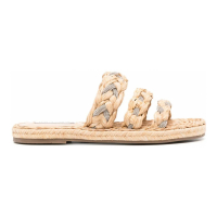 Aquazzura Women's 'Costiera Crystal-Embellishment' Espadrille Sandals