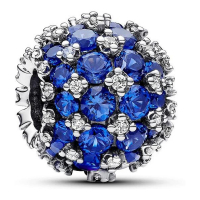 Pandora 'Sparkling Round Blue' Charm für Damen