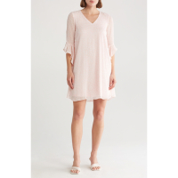 Calvin Klein 'Ruffle Sleeve Trapeze' Mini Kleid für Damen