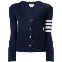 Thom Browne Cardigan '4-Bar Stripe' pour Femmes