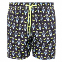 Mc2 Saint Barth Men's 'Bat O'clock' Swimming Shorts