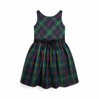 Polo Ralph Lauren Kids Big Girl's 'Plaid' Fit & Flare Dress