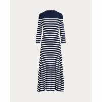 LAUREN Ralph Lauren 'Striped Waffle-Knit' Maxi Kleid für Damen