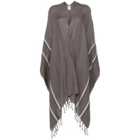 Brunello Cucinelli Poncho 'Fringed' pour Femmes