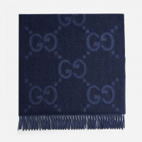 Gucci Men's 'GG Motif' Wool Scarf