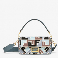 Fendi Sac Baguette 'FF Embroidered' pour Femmes