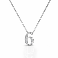 MYC Paris Women's 'Number 6' Pendant with chain