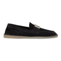 Dolce & Gabbana Men's 'Logo-Plaque' Loafers