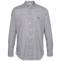 Etro Men's 'Pegaso-Embroidered Graphic' Shirt