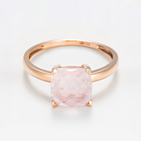 Oro Di Oro Bague 'Quartz Unique' pour Femmes