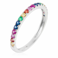 Oro Di Oro Bague 'Colorful Love' pour Femmes