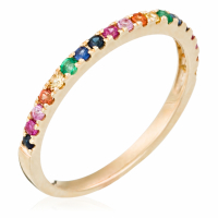 Oro Di Oro Bague 'Colorful Love' pour Femmes