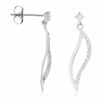 Oro Di Oro Women's 'Vague de Tendresse' Earrings