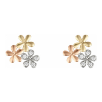 Oro Di Oro Boucles d'oreilles 'Minisfleurs' pour Femmes