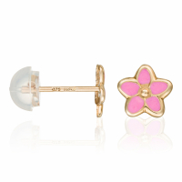 Oro Di Oro Boucles d'oreilles 'Joliesfleurs' pour Filles