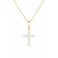 Oro Di Oro Women's 'Croix Vérité' Pendant