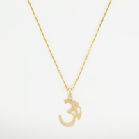 Oro Di Oro Pendentif 'Om' pour Femmes