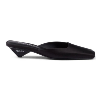 Prada Women's 'Square-Toe' High Heel Mules