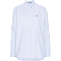 Prada Women's 'Logo-Embroidered' Shirt