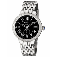 Gevril Women's Astor Black Dial Stainless Steel Watch