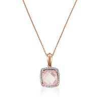 Di Joya Women's 'Quartissime' Pendant with chain