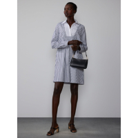 New York & Company Women's 'Long Sleeve Stripe Shift' Mini Dress